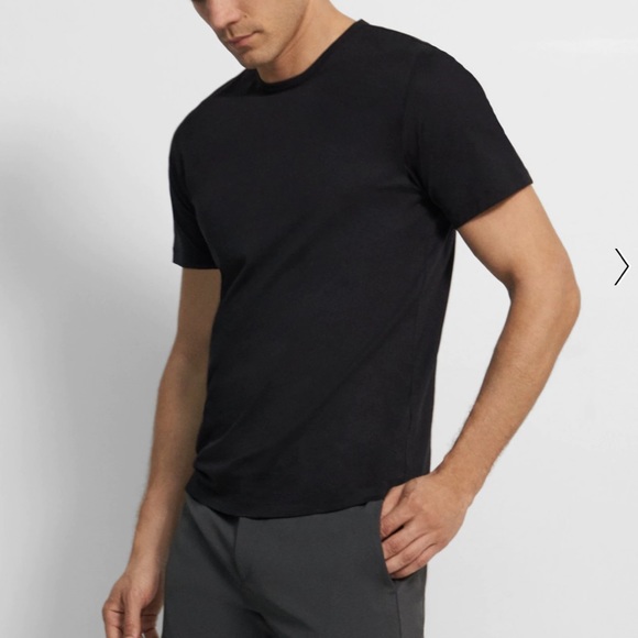 Theory Precise Tee in Luxe Cotton Jersey - Picture 2 of 4